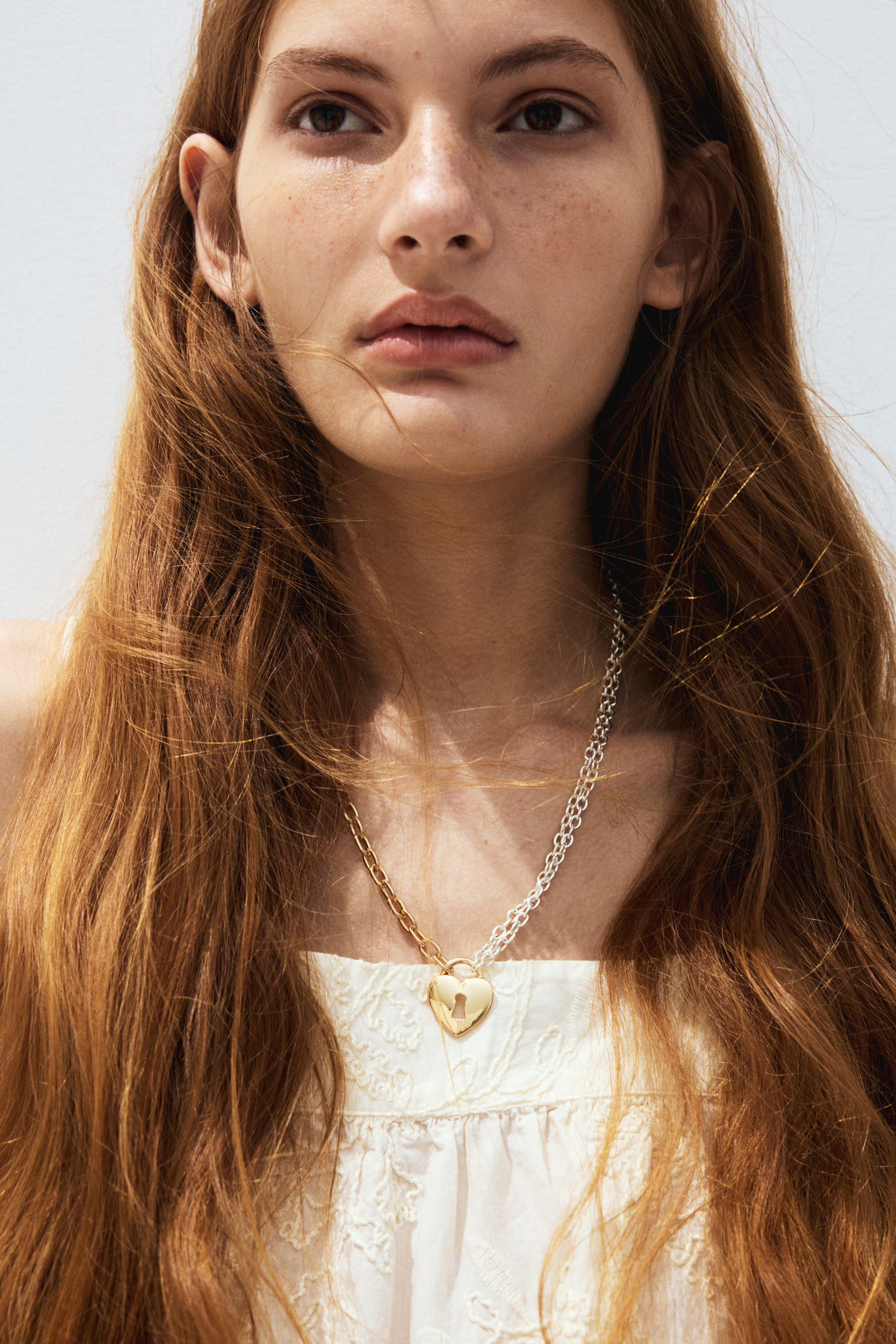 Two-Tone Pendant Necklace | H&M (US + CA)