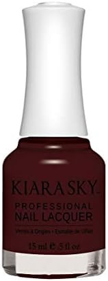 Kiara Sky Nail Lacquer, Riyalistic Maroon, 15 Gram | Amazon (US)