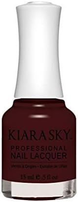 Kiara Sky Nail Lacquer, Riyalistic Maroon, 15 Gram | Amazon (US)