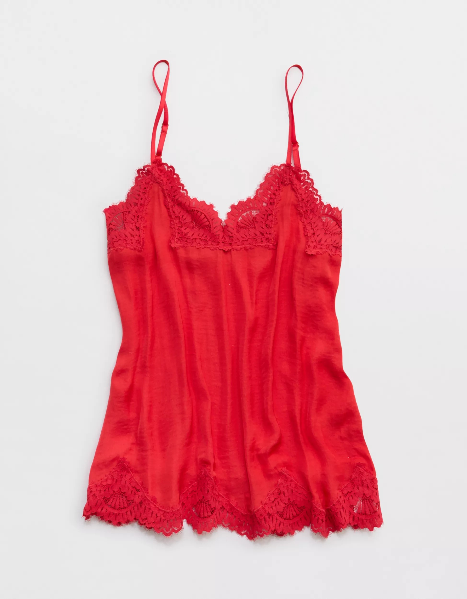 Aerie x Emily + Meritt Satin Lace Cami | Aerie