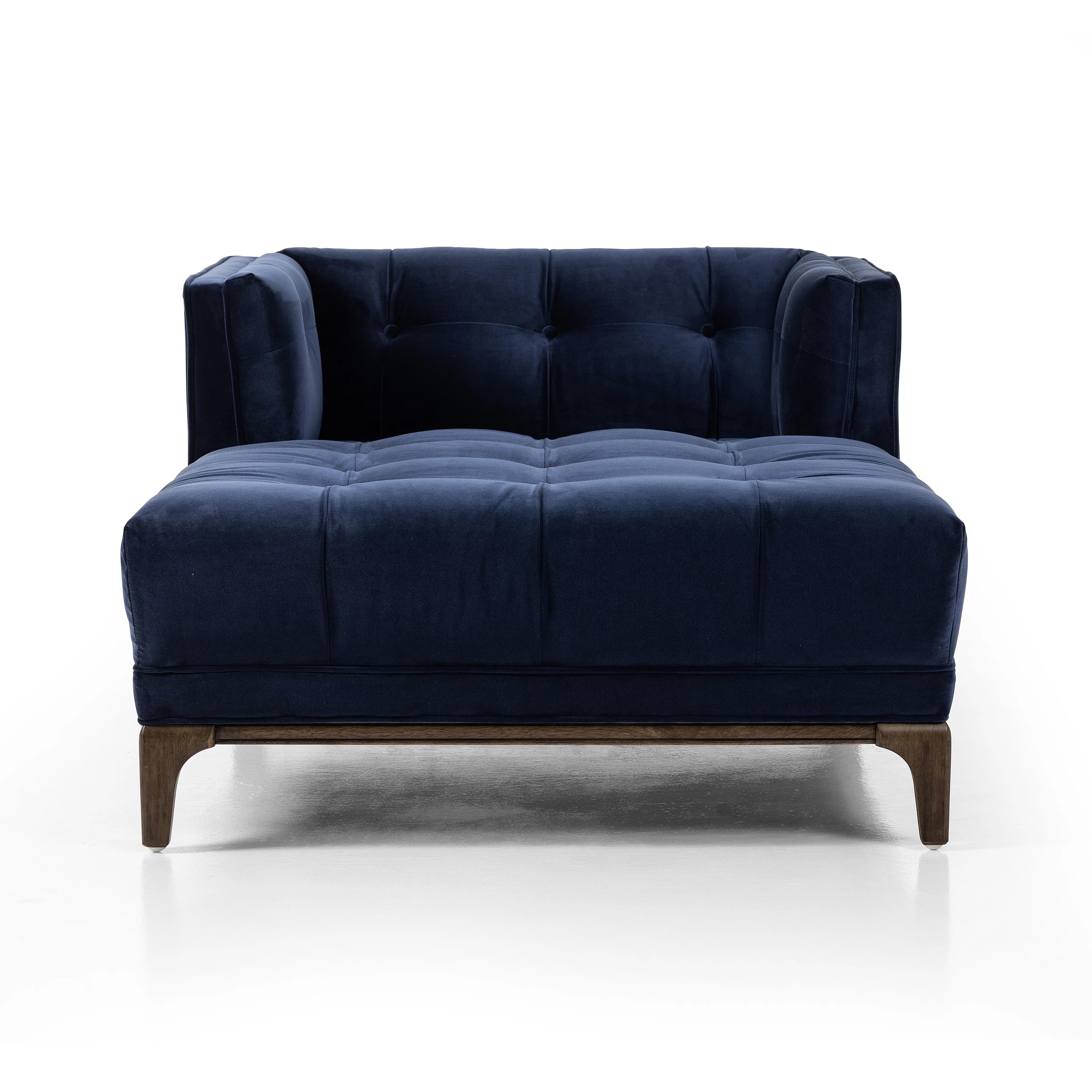 Bari Velvet Chaise Lounge | Wayfair North America
