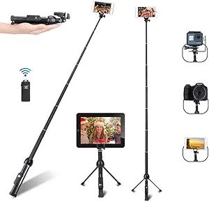 Selfie Stick, Professional 45-Inch Selfie Stick Tripod, Extendable Selfie Stick with Wireless Rem... | Amazon (US)