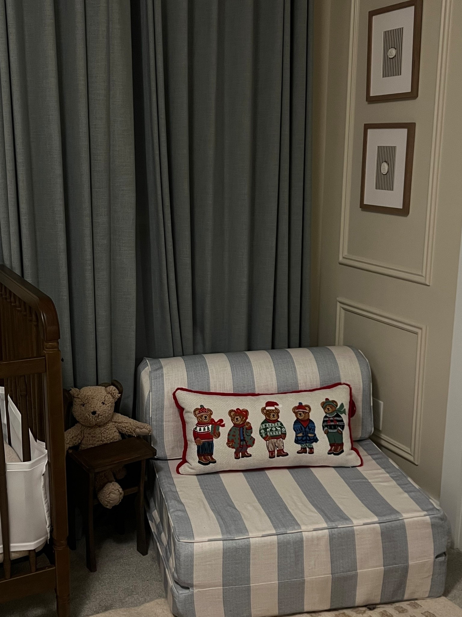 The Ralph Lauren inspired Christmas pillow for my sons room is PERFECT 😍 

#LTKBaby #LTKHoliday #LTKSeasonal