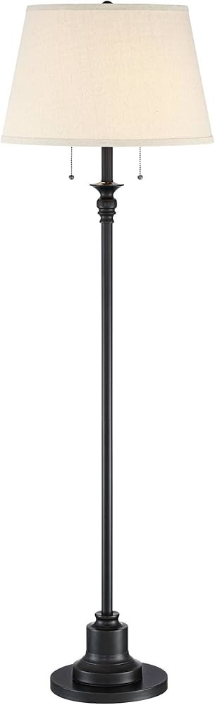 360 Lighting Spenser Traditional Floor Lamp Standing Exquisite 58" Tall Oiled Bronze Brown Metal ... | Amazon (US)