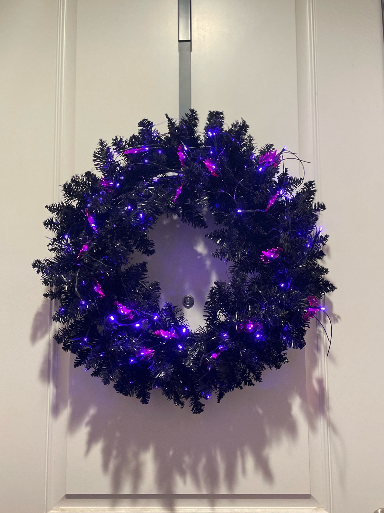 So I am totally in love with how this turned out! A little DIY here! I added more string lights and some bats also! Purple string lights! It looks so beautiful in the night 💜🖤

#LTKSeasonal #LTKHalloween #LTKfamily