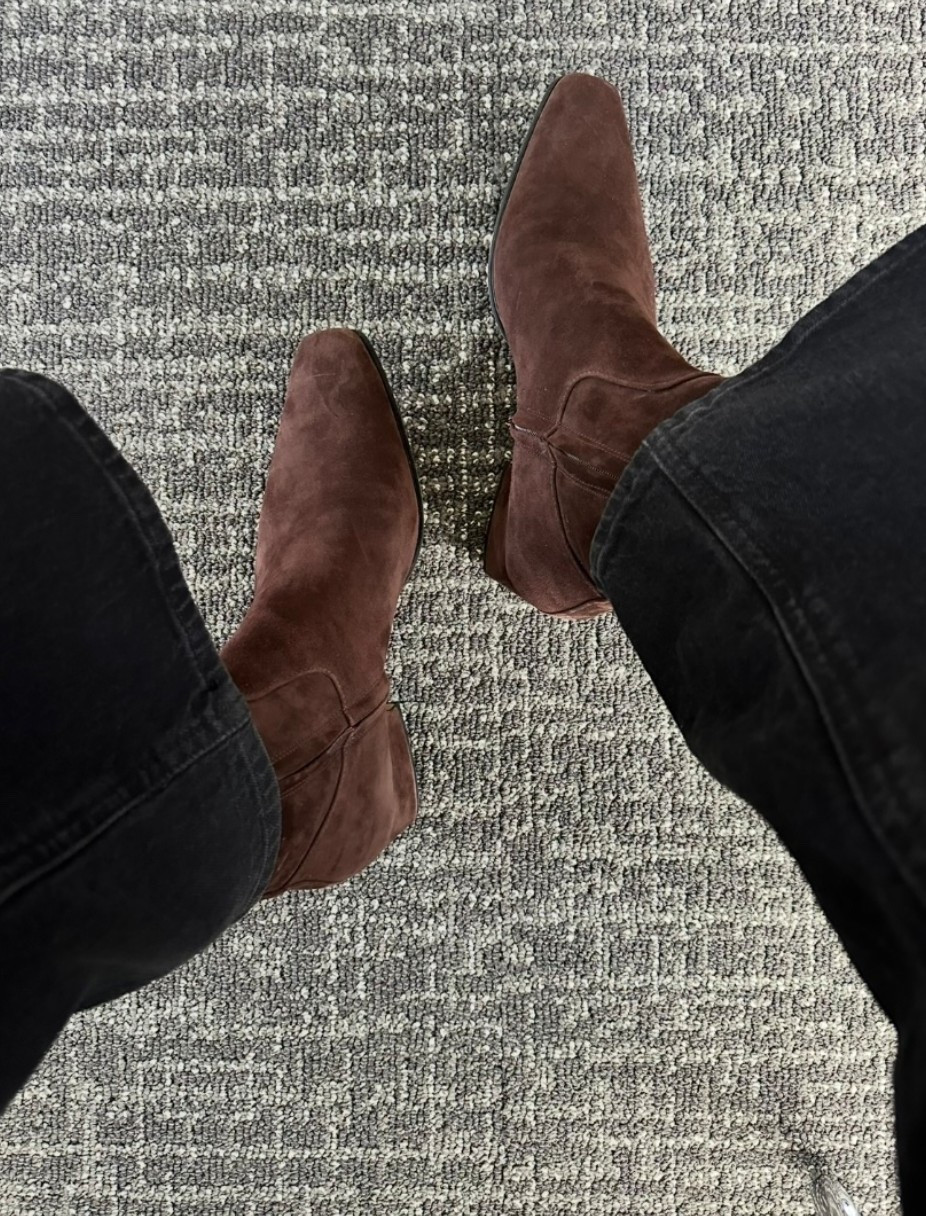 Steve Madden Dusty Boot - I sized down in these half to a 9. Super soft suede/leather and and very comfortable! 

#LTKSeasonal