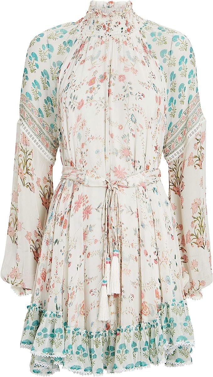 Brio Floral Chiffon Mini Dress | Amazon (US)