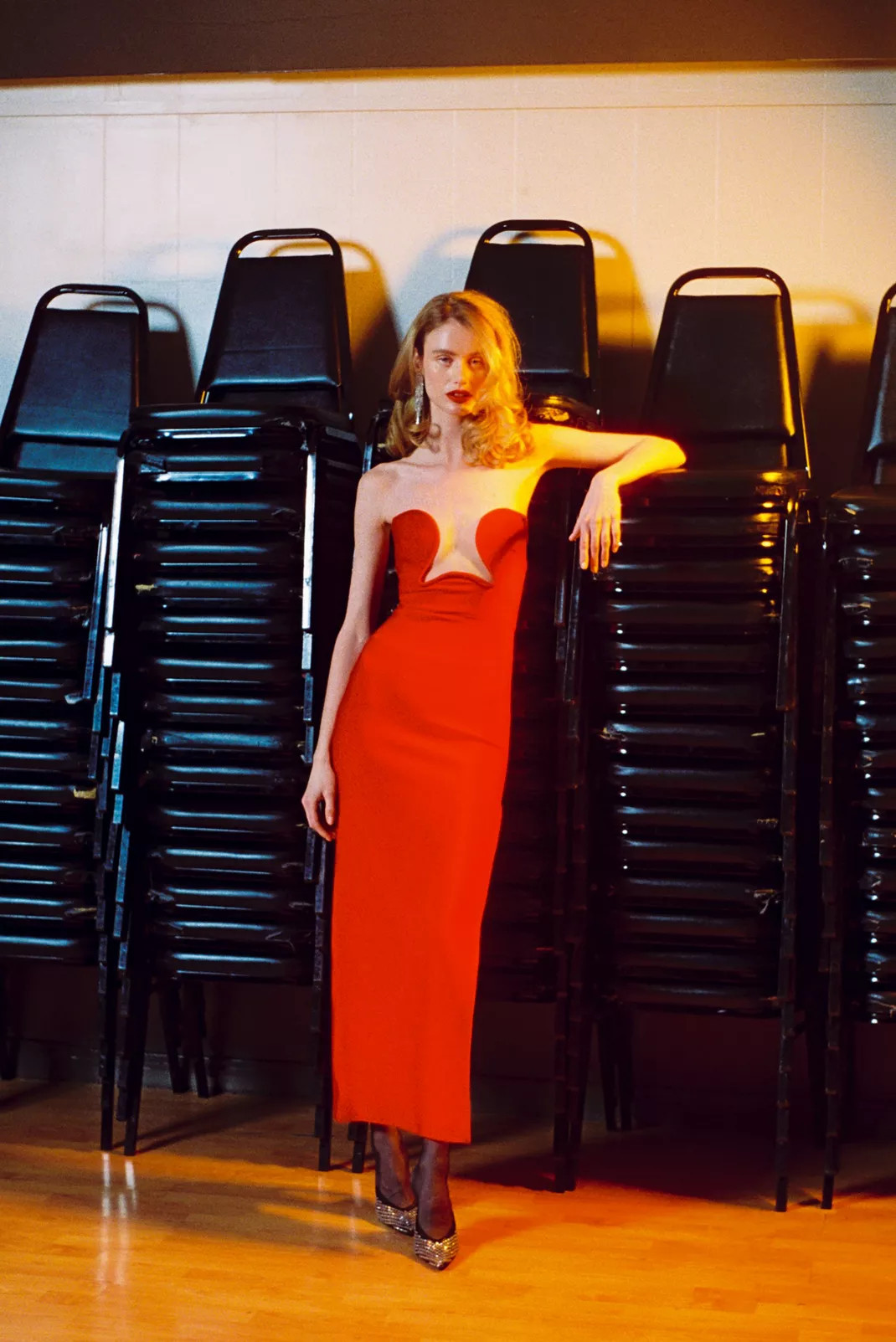 Bandage Cut Out Low Neckline Maxi Dress | Nasty Gal (US)