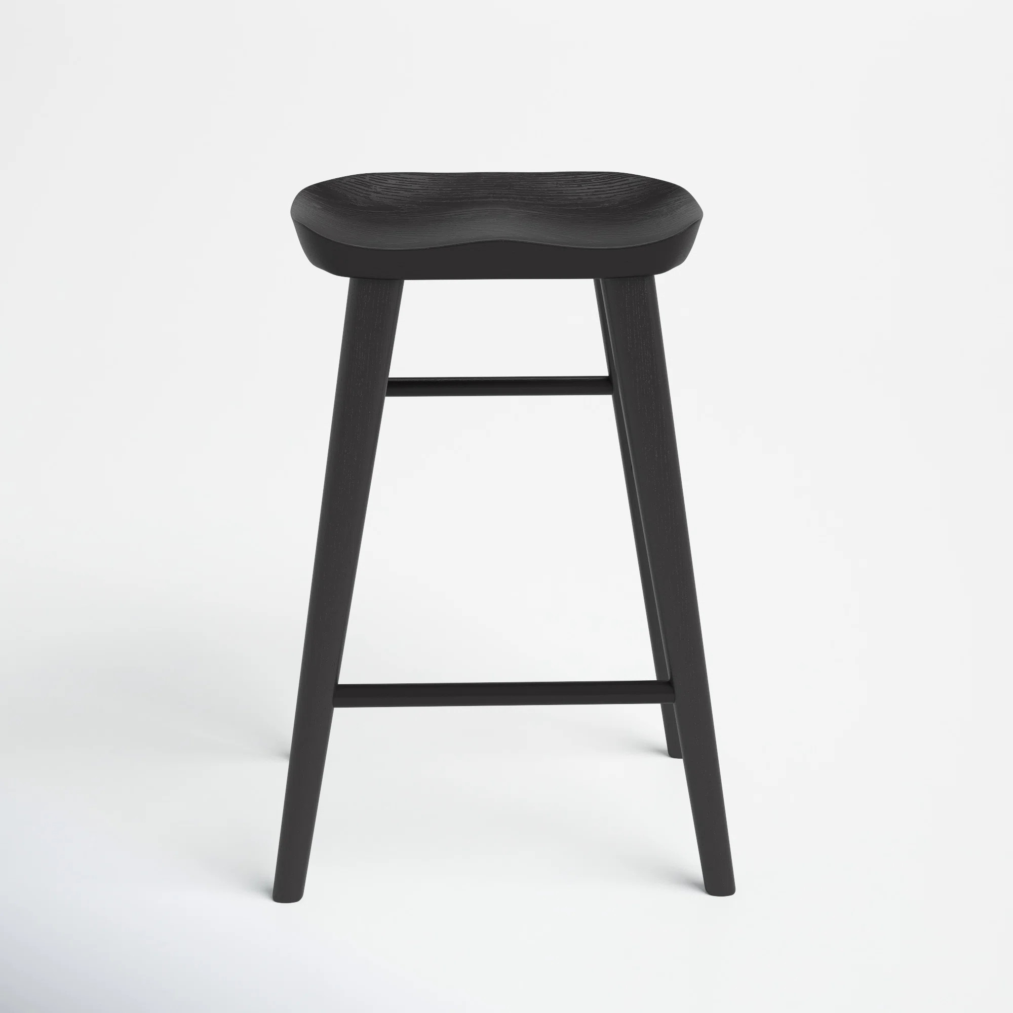 Anzie Solid Wood Counter Stool | Wayfair North America