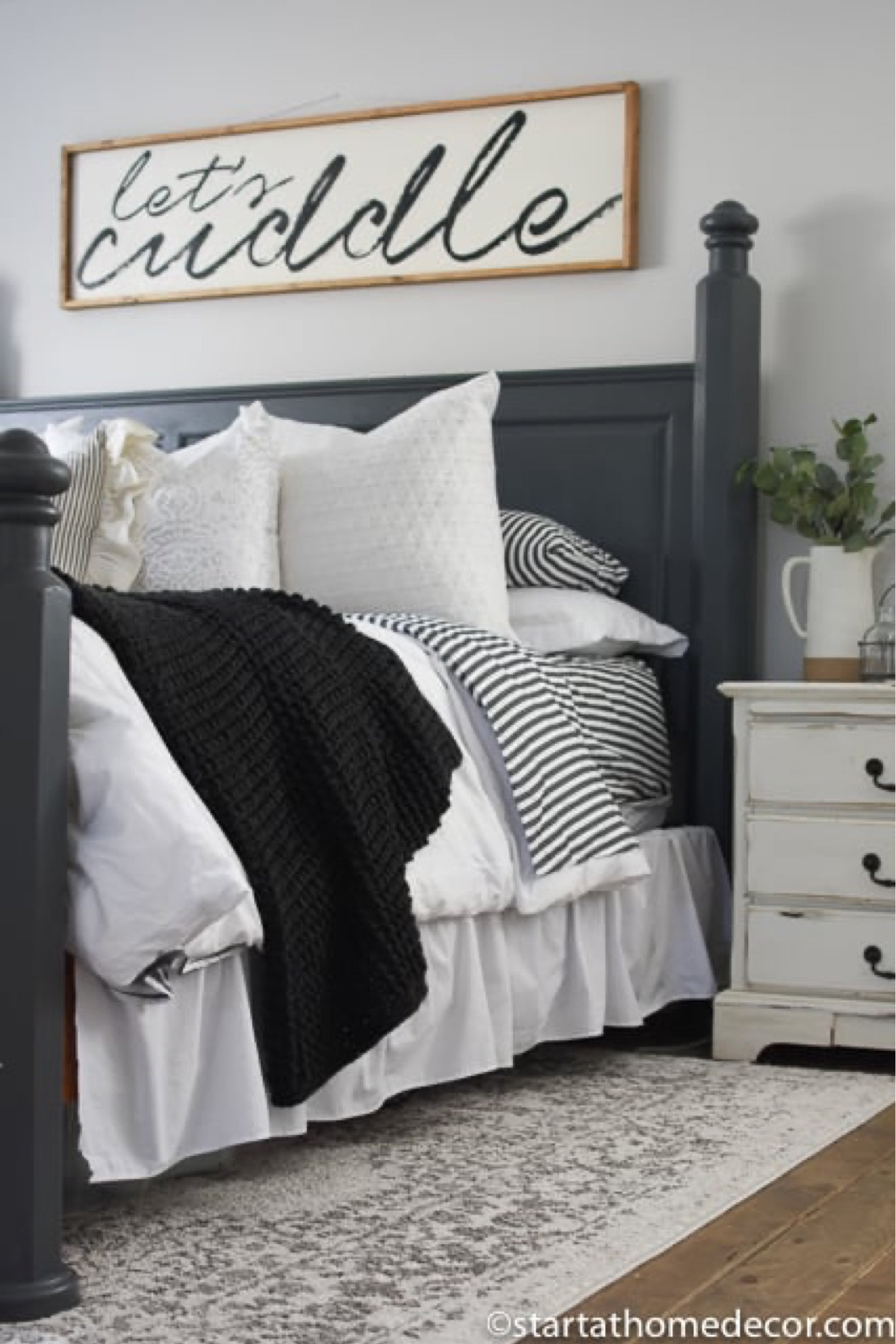 Master bedroom bedding. Charcoal bedding. White bedding. King bedding. Duvet bedding  

#LTKunder100 #LTKfamily #LTKhome