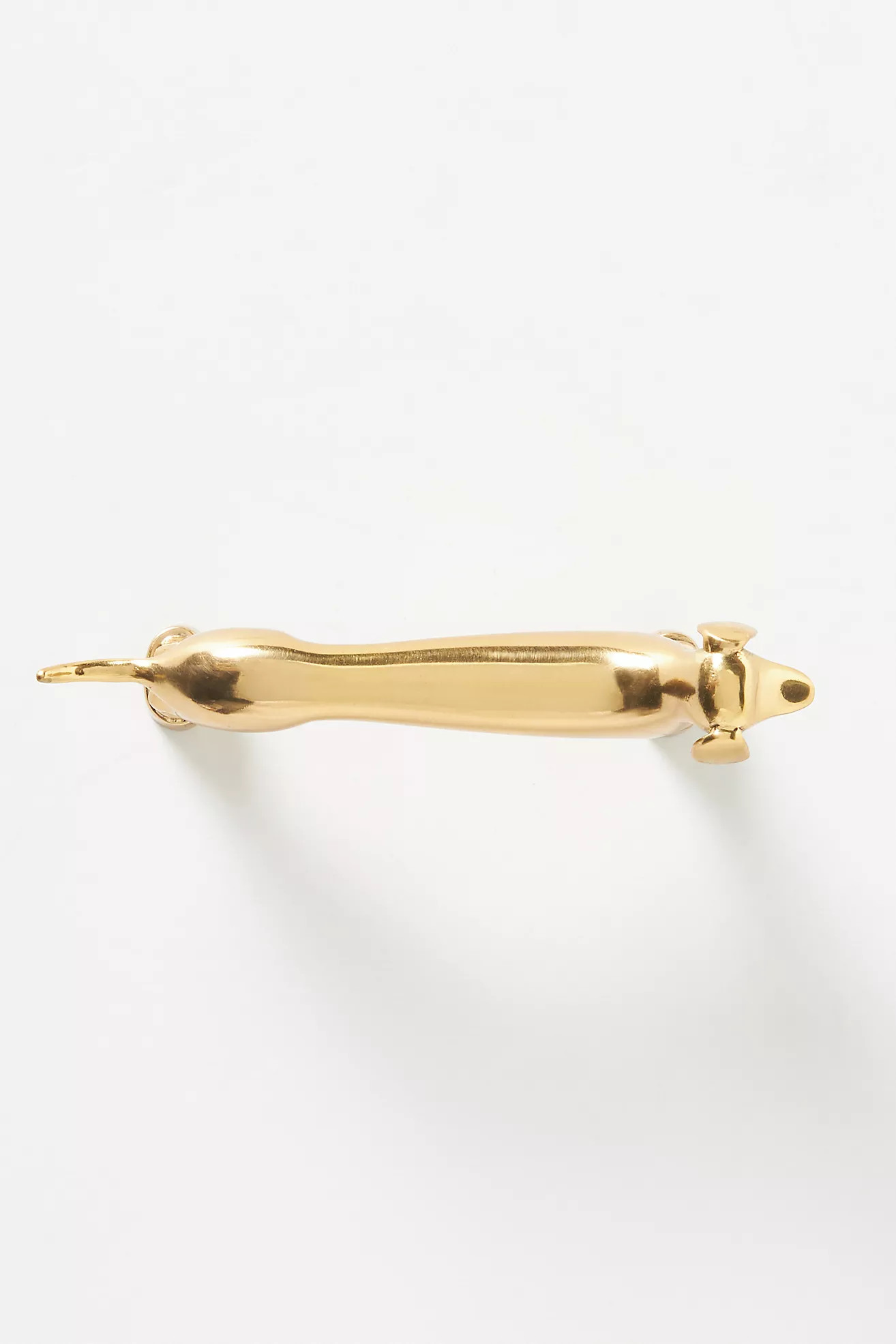 Maverick Brass Dachshund Door Handle, 3" | Anthropologie (UK)