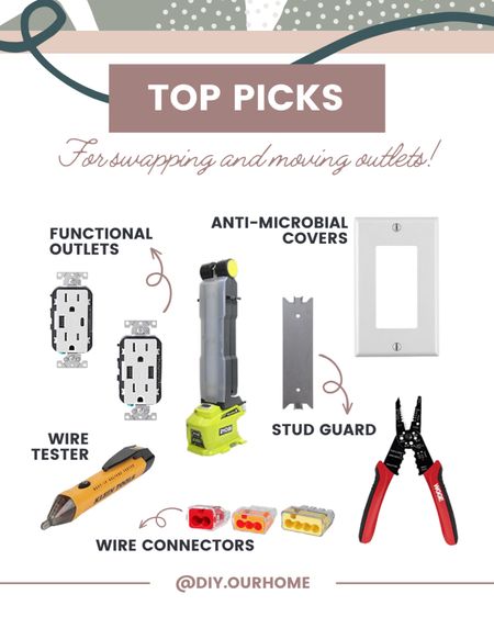 Must haves for electrical work! Swapping outlets or moving them are easy with these tools 

#LTKfamily #LTKhome #LTKFind