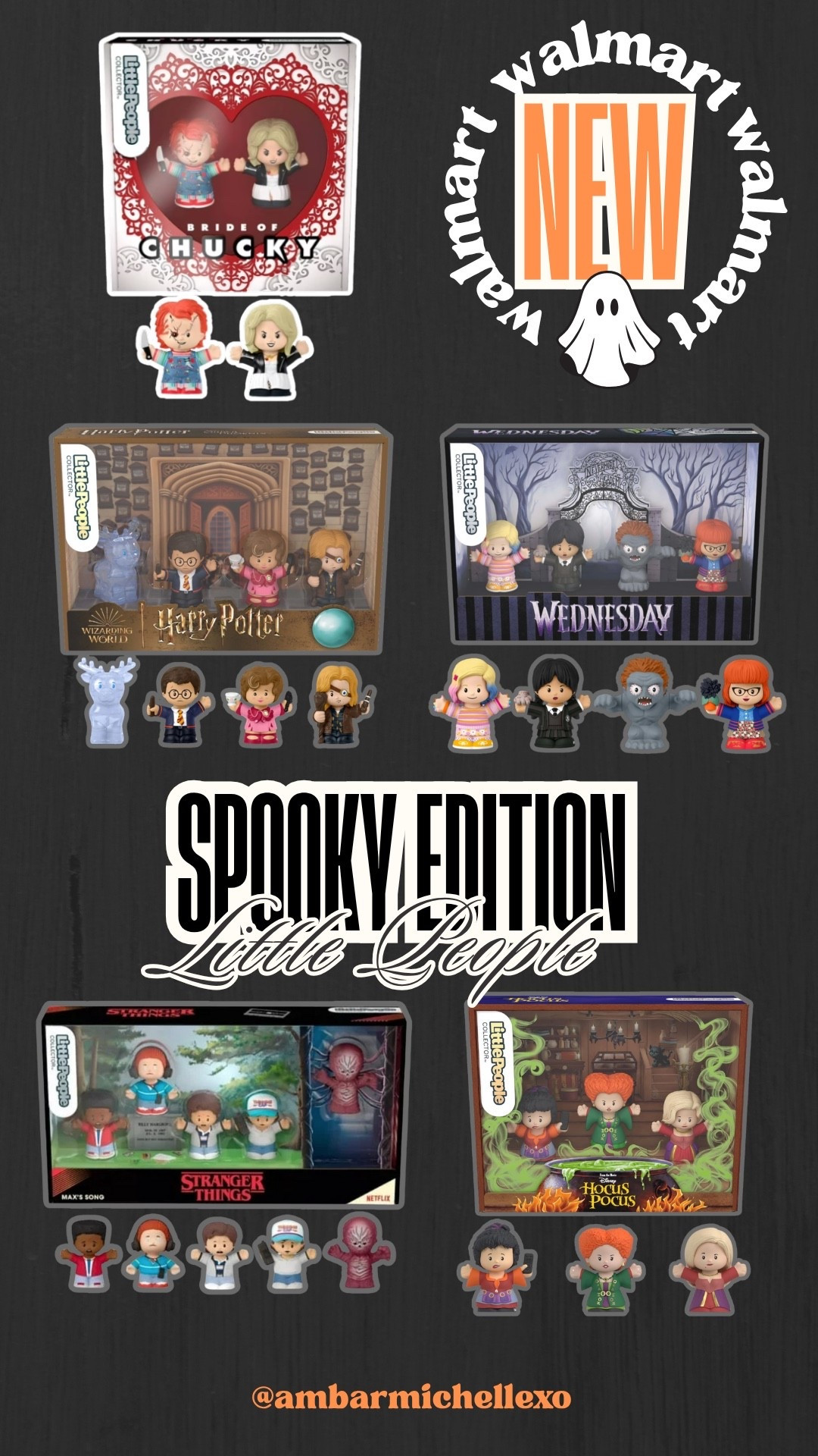 Little People Spooky Edition just in time for Halloween 👻  #walmart #littlepeople #spookyseason #wednesdayaddams

#LTKFindsUnder50 #LTKSeasonal #LTKKids