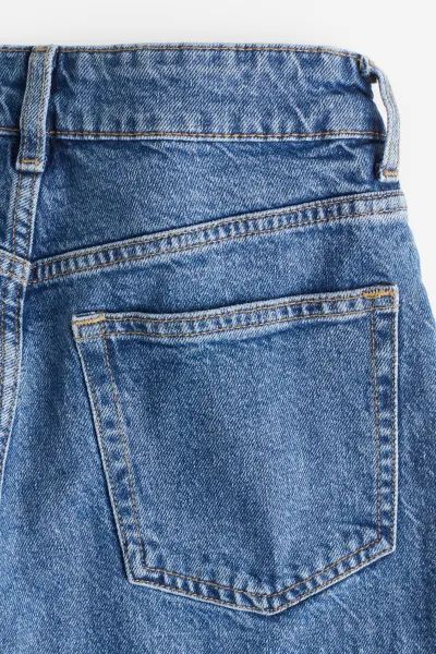 Slim Mom High Ankle Jeans - Denim blue - Ladies | H&M US | H&M (US + CA)