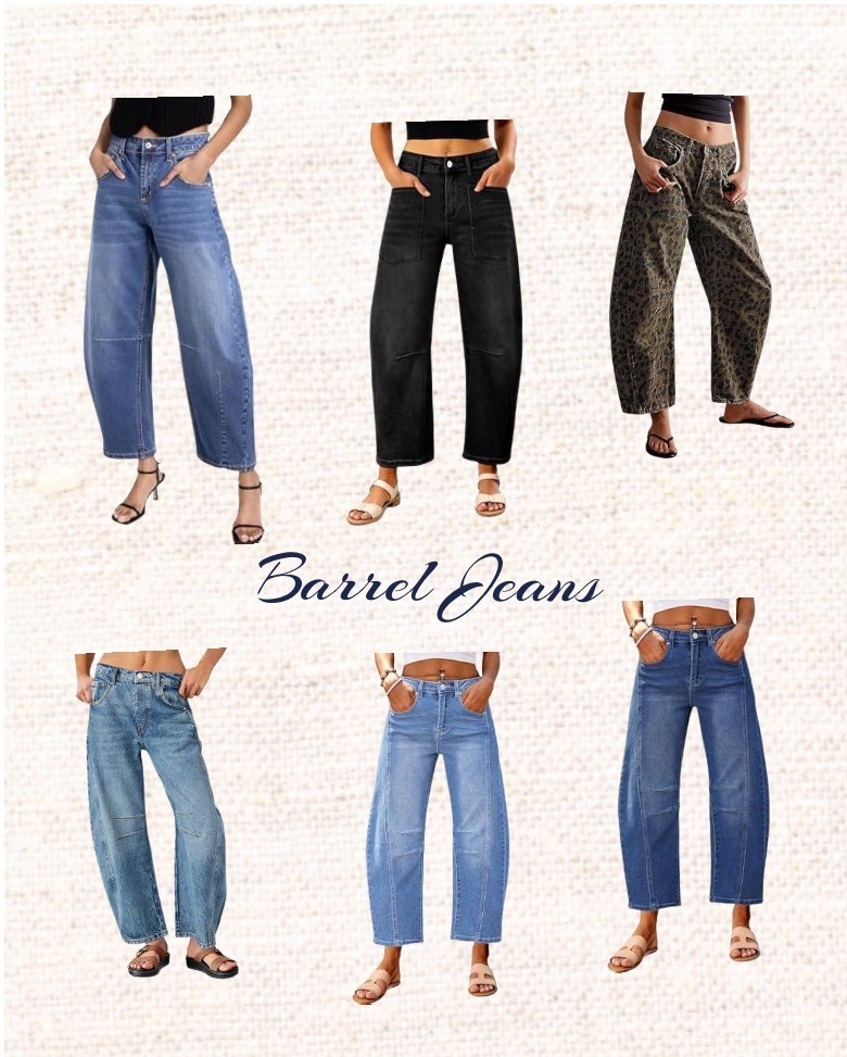 Barrel Jeans 

#LTKStyleTip #LTKMidsize #LTKOver40