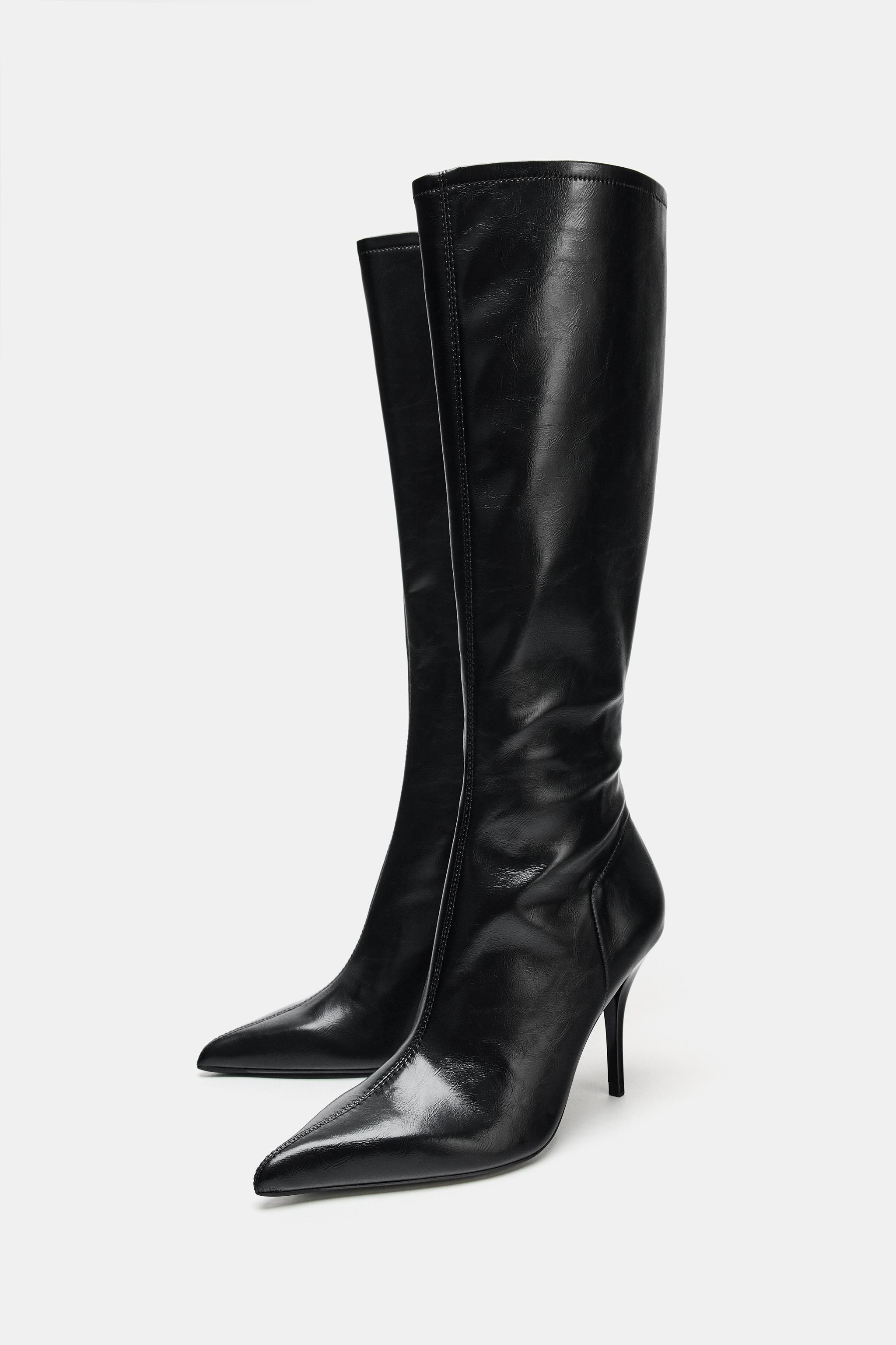 FITTED HEEL BOOTS | Zara US