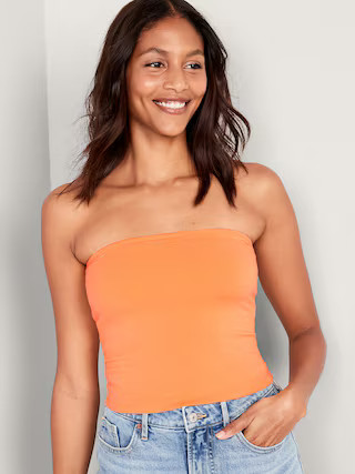Cropped Tube Top for Women | Old Navy (US)