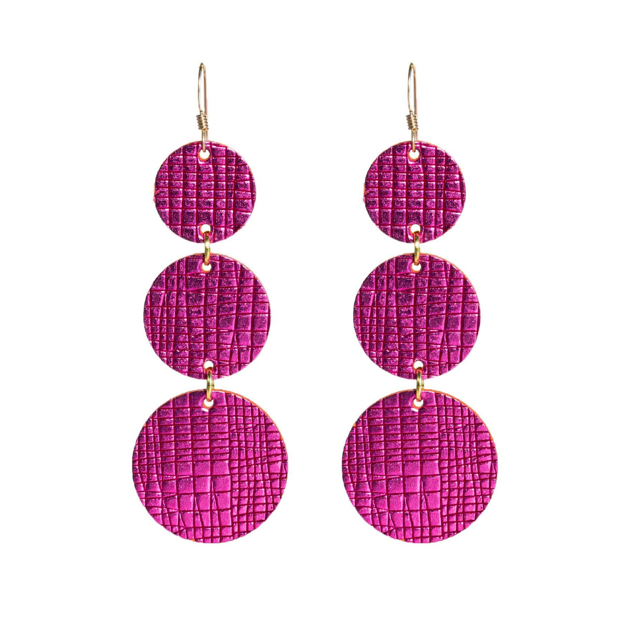 These leather earrings will add the perfect pop of color to holiday outfits. Currently 40% off!

#LTKunder50 #LTKCyberweek #LTKSeasonal