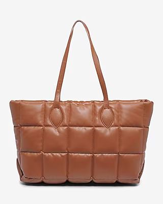 Urban Expressions Deanna Faux Leather Quilted Tote | Express