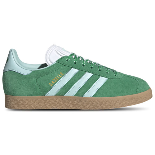 adidas Originals Womens adidas Originals Gazelle - Womens Shoes Gold Metallic/Semi Flash Aqua/Green Size 06.5 | Foot Locker (US)
