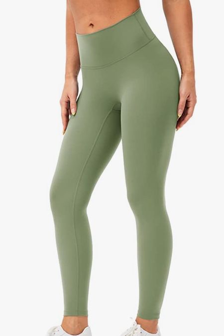 These sage green workout leggings are the best Lululemon dupes from Amazon! They have no front seam which makes it even better. Perfect for the gym or lounging 

#LTKstyletip #LTKSeasonal #LTKfit