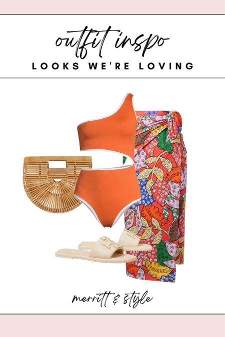 Swimsuit cover up one piece swimsuit vacation swim looks 

#LTKswim #LTKsalealert #LTKstyletip