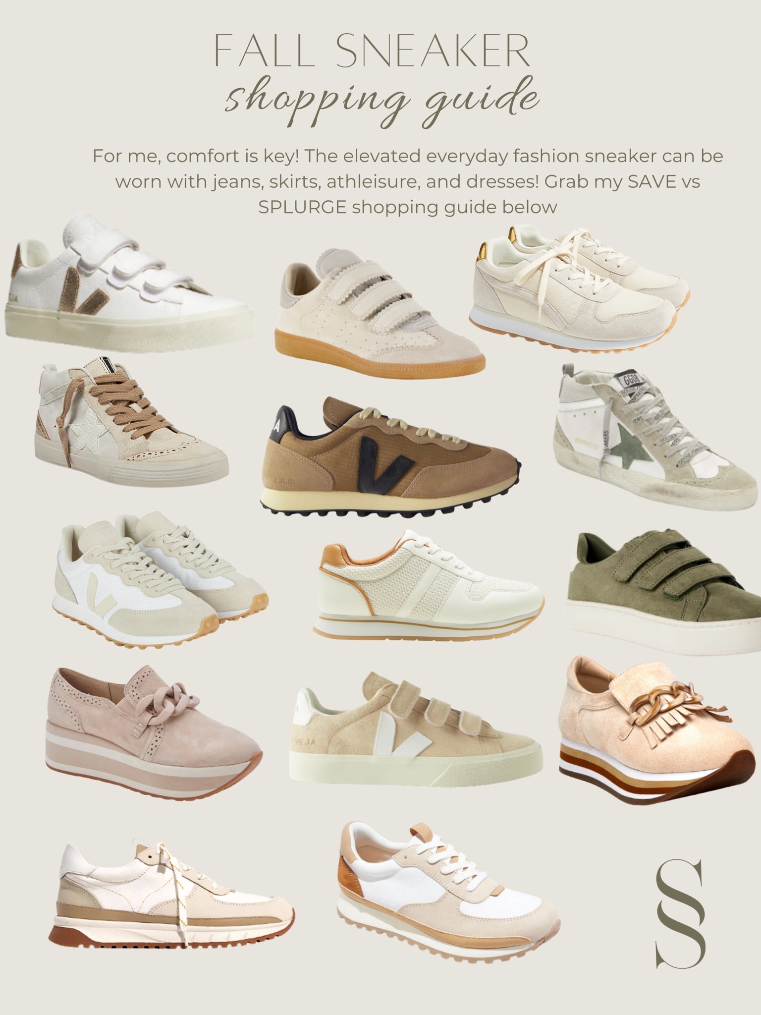 Fall sneaker shopping guide! These are a must have for everyday & featured in this guide is save vs splurge sneaker options! 

#LTKfit #LTKstyletip #LTKunder100