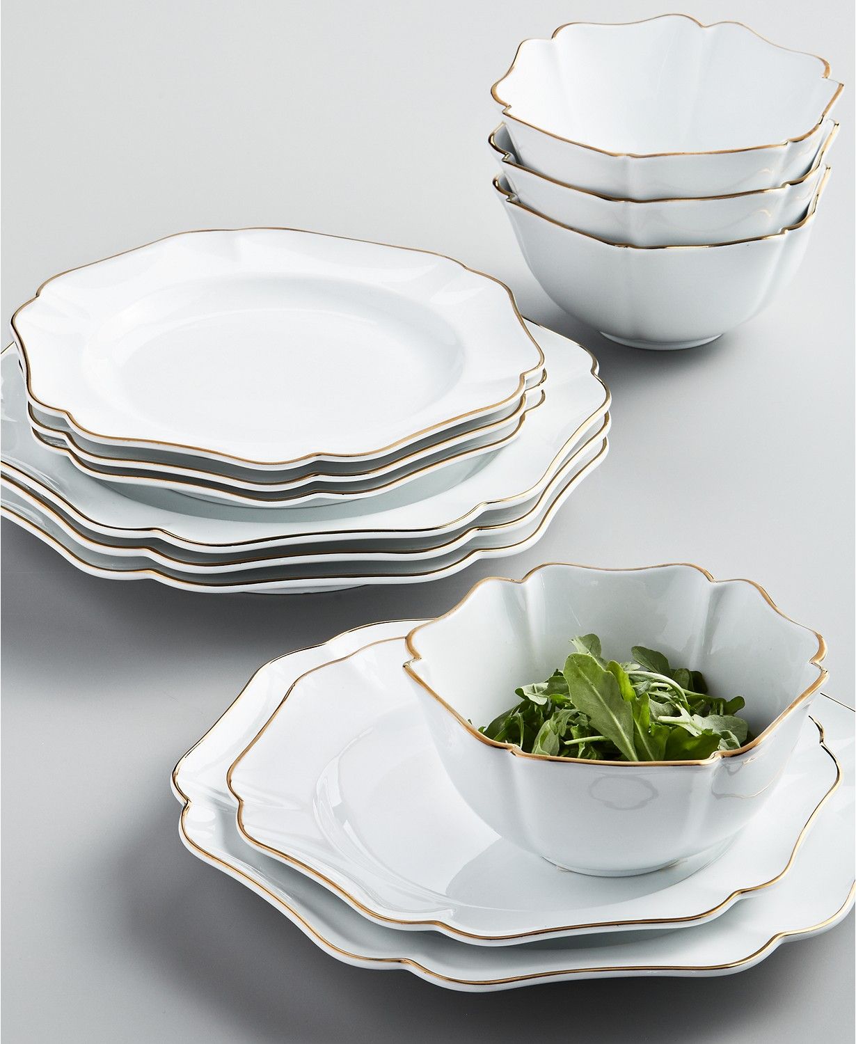 Baroque 12-Pc. Dinnerware Set, Service for 4, Created for Macy's | Macys (US)