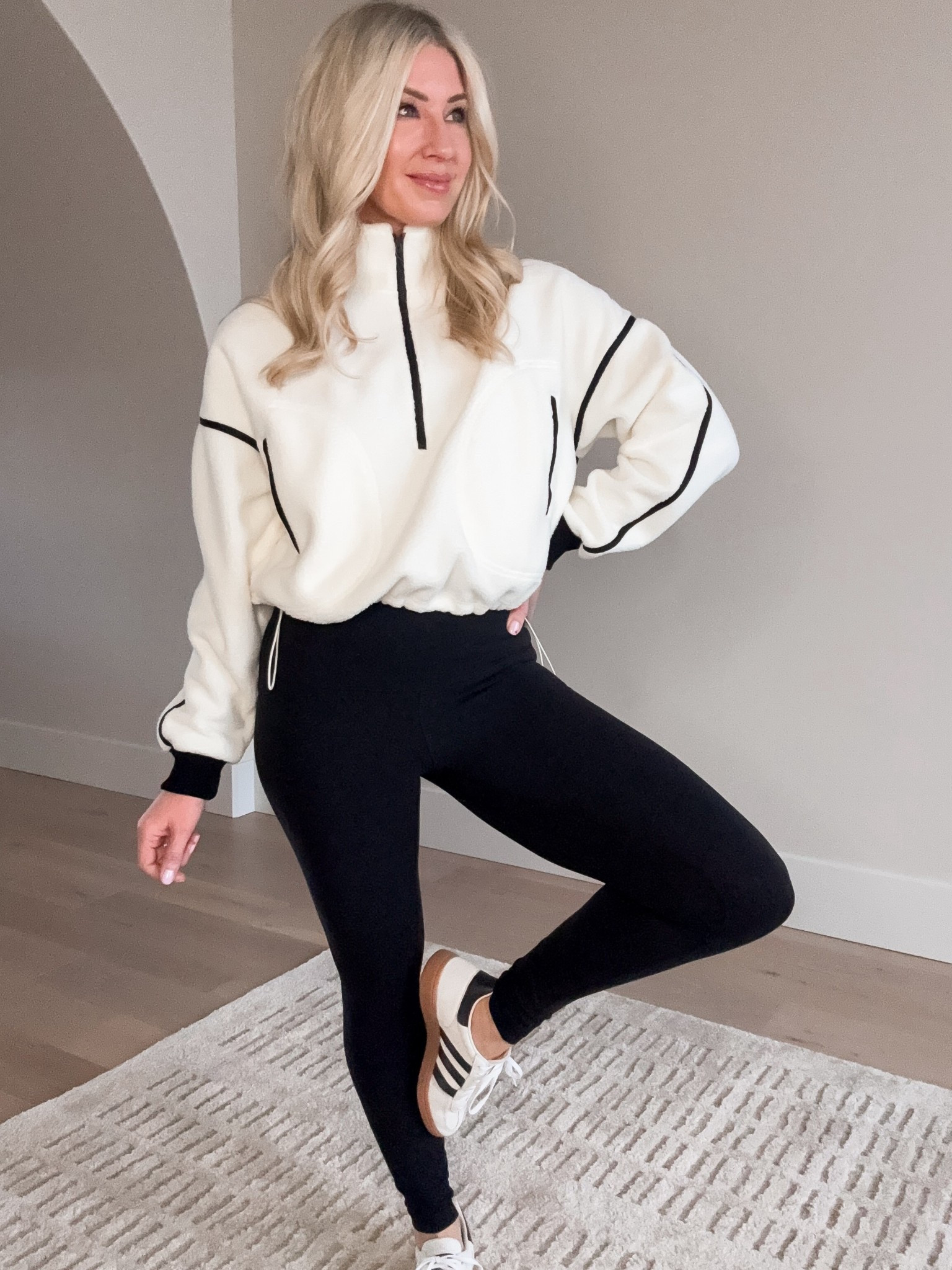 The cutest fleece (size up if you want it oversized) 
Adidas 
Casual mom fit 
Travel outfit 


#LTKmomlife #LTKTravel #LTKSeasonal