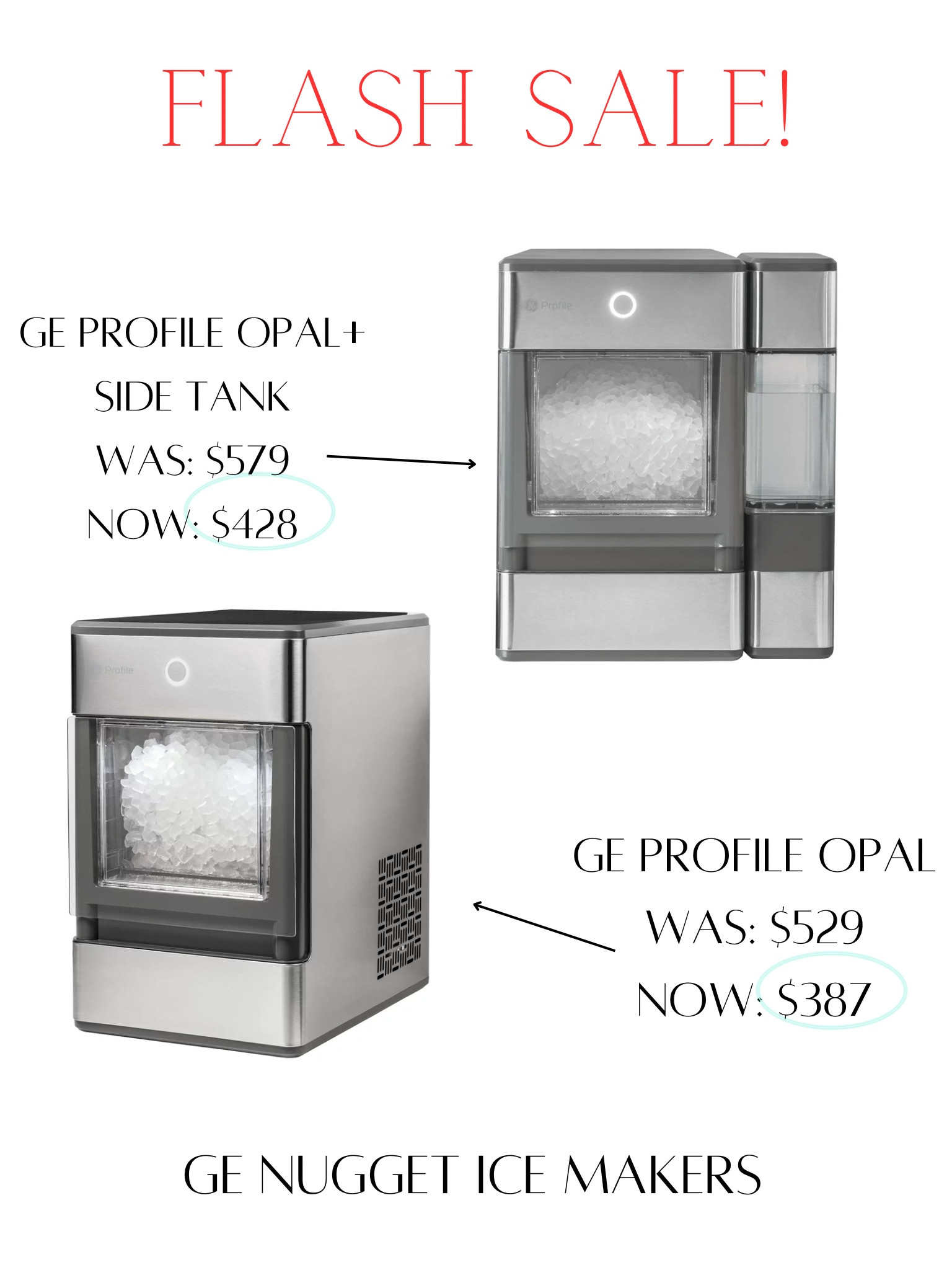 The GE Profile Opal Countertop Nugget Ice Makers are on sale at Walmart!! There has been one restock already but these are going fast! 

#LTKFind #LTKsalealert #LTKhome