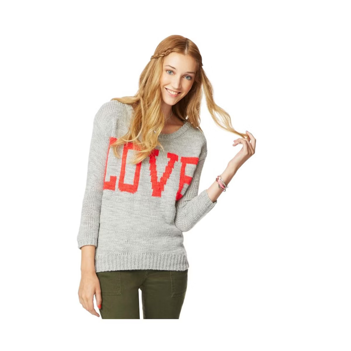 Aeropostale Womens Love Knit Sweater | Target