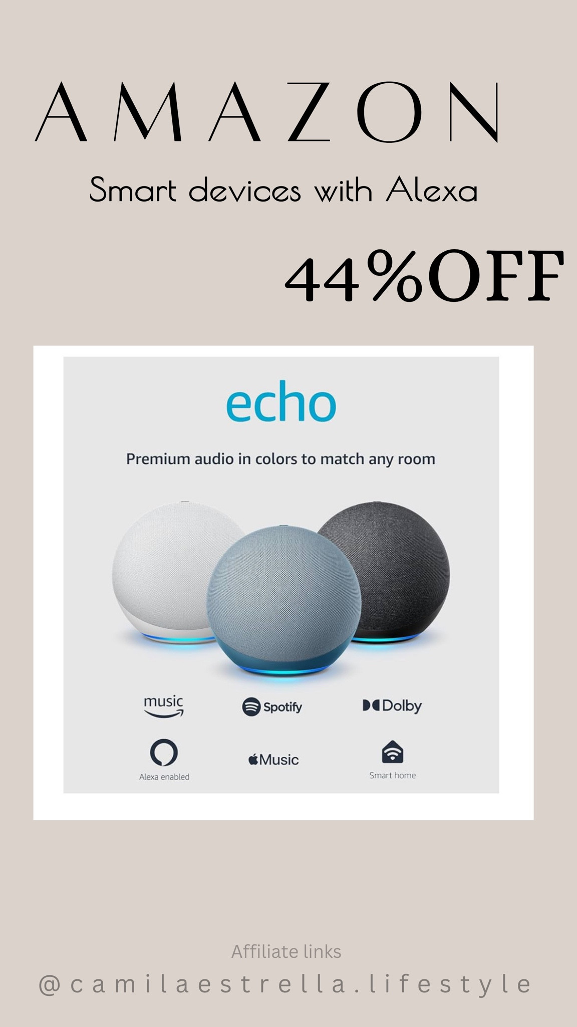 Smart devices with Alexa 44%OFF

#LTKSaleAlert #LTKHome #LTKSeasonal