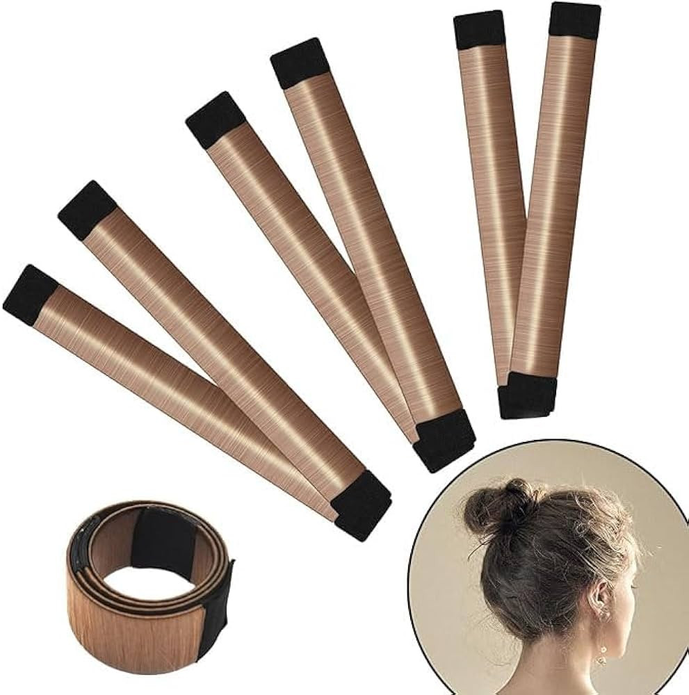 Hair Bun Maker 3 PCS- Donut Bun Maker DIY French Twist Hair Fold Wrap Snap - Easy Bun Hair Tool -... | Amazon (US)