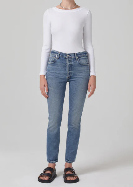 Charlotte High Rise Crop Straight in Gallery | Citizens of Humanity