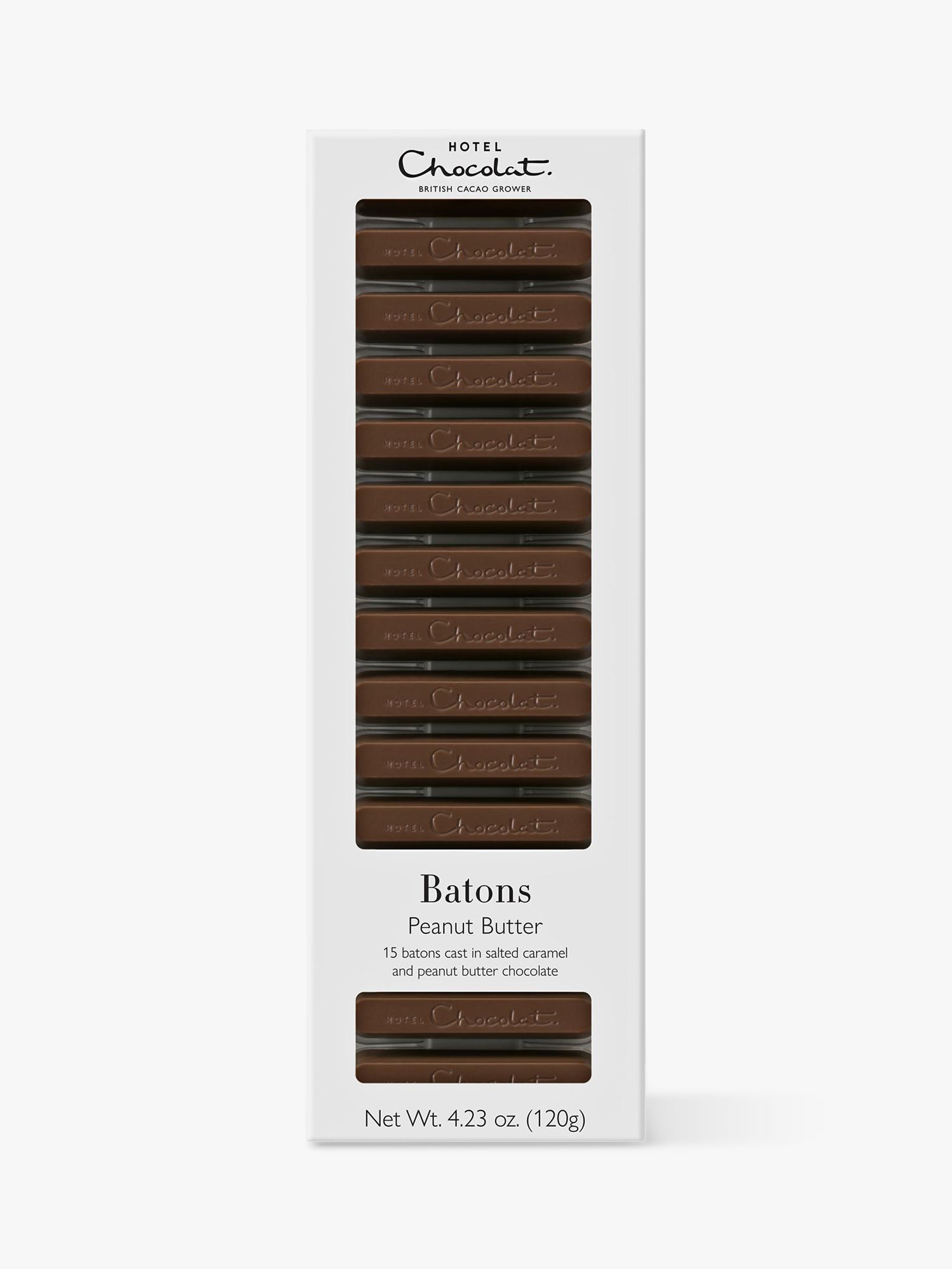 Hotel Chocolat Peanut Butter Caramel Batons, 120g | John Lewis (UK)