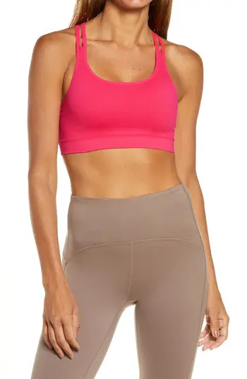 Seamless Strappy Sports Bra | Nordstrom