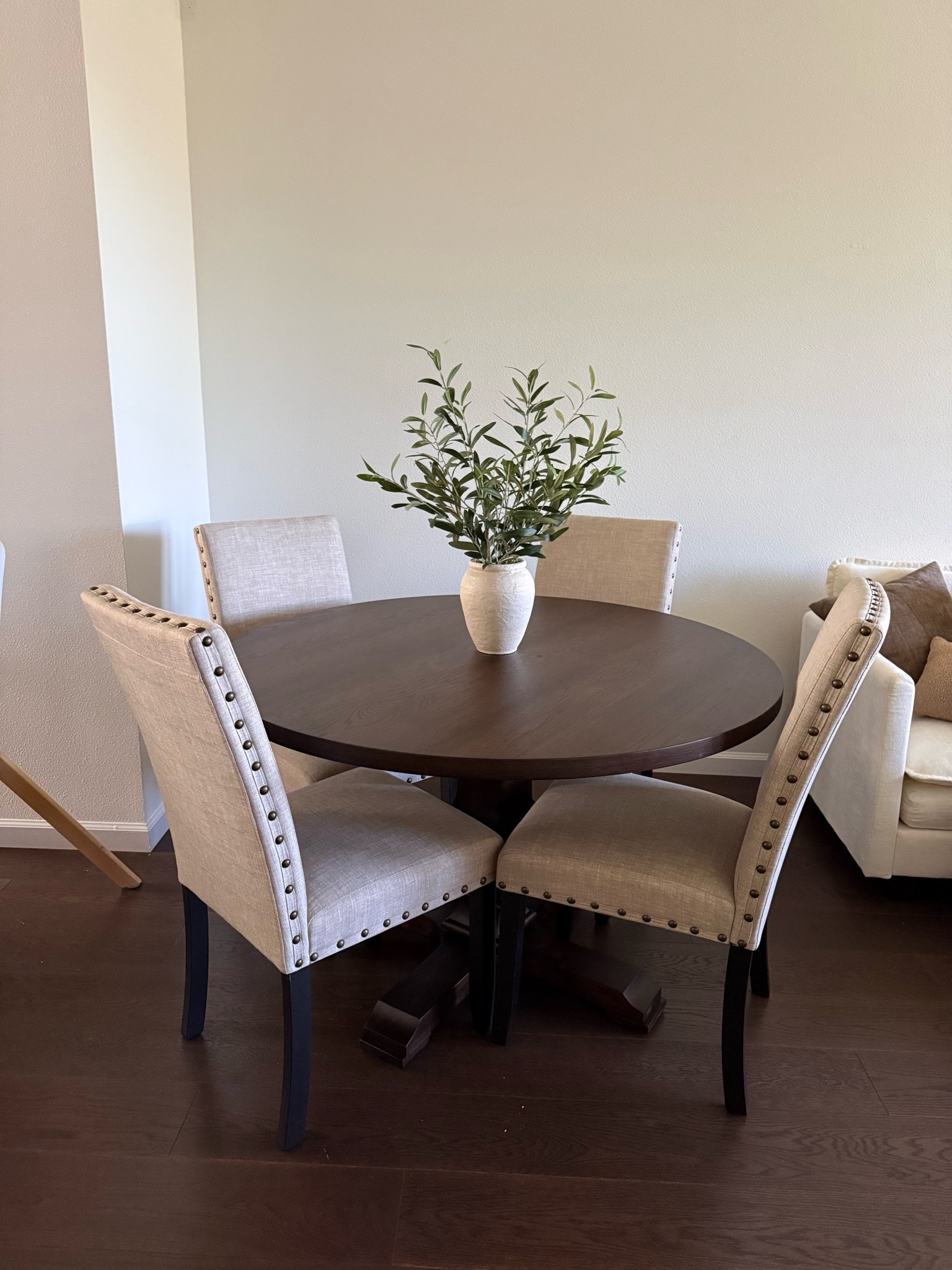Our new dining room table and chair set. I love it!

#LTKHome