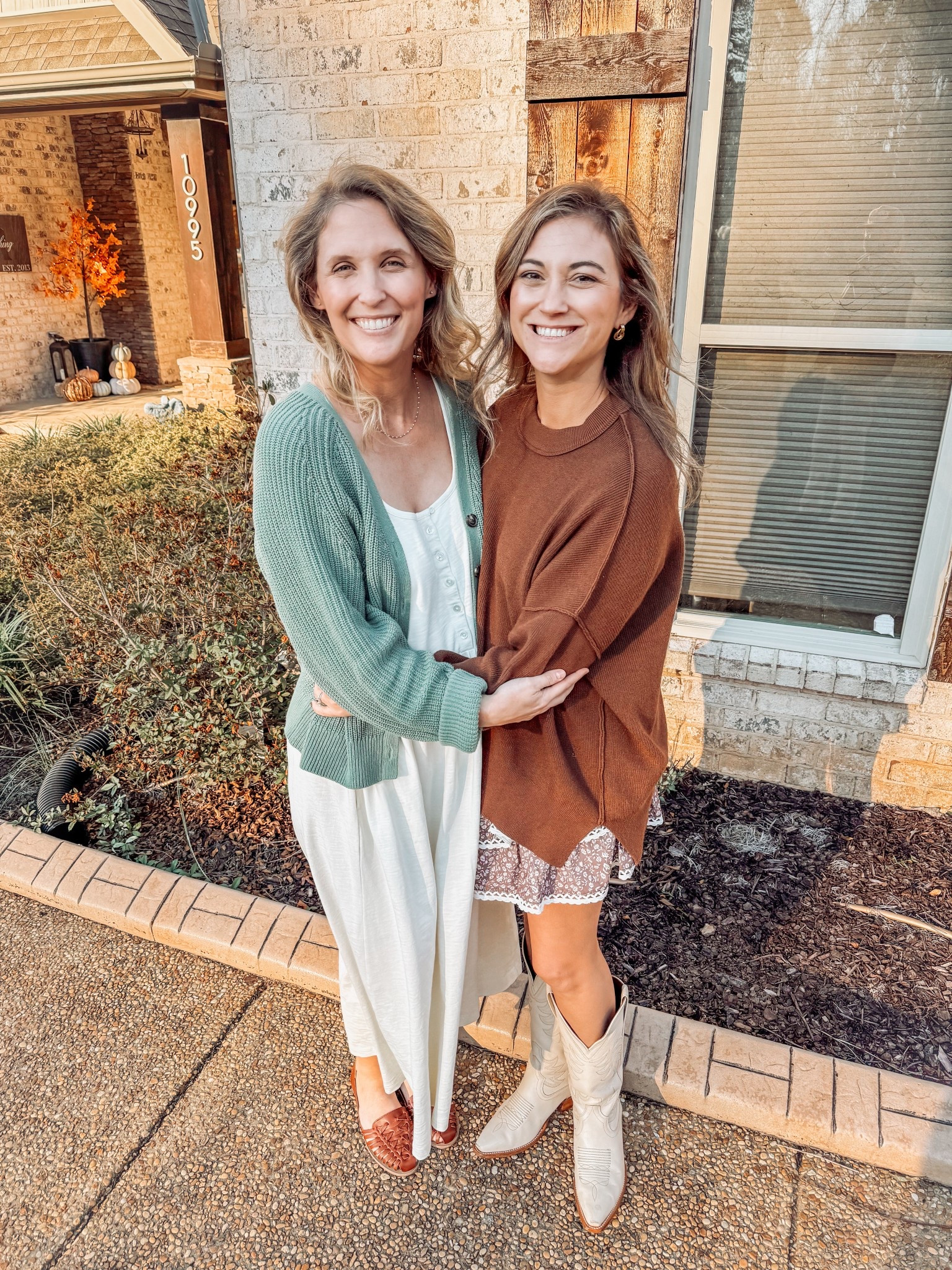 Cozy oversized chocolate brown sweater, flowery skort, and cream western boots ! 

#LTKSeasonal #LTKFindsUnder50 #LTKHoliday