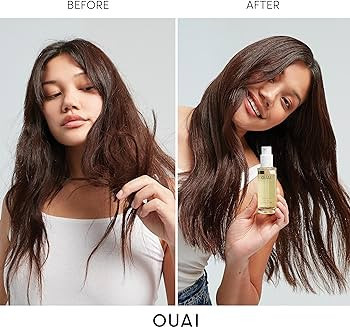 OUAI Hair Oil - Hair Heat Protectant Oil for Frizz Control - Adds Hair Shine and Smooths Split En... | Amazon (US)