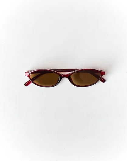 Thin Oval Sunglasses | Glassons (Australia)
