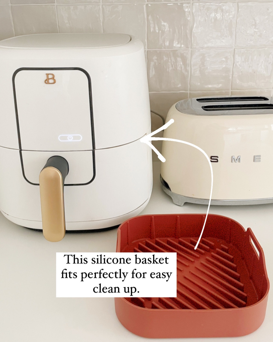 SMARTAKE Air Fryer Silicone Liner, 8.1 Inch Heavy-Duty Air Fryer Pot, –  SMARTAKE OFFICIAL