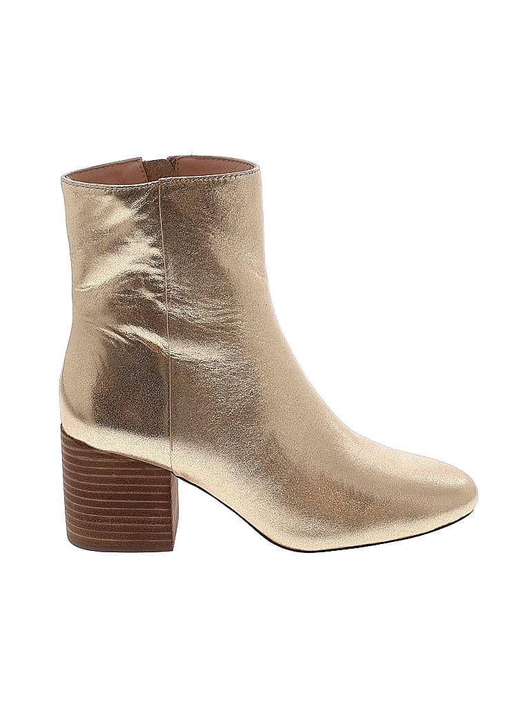 J. Crew Boots: Gold Shoes - Size 6 | ThredUp