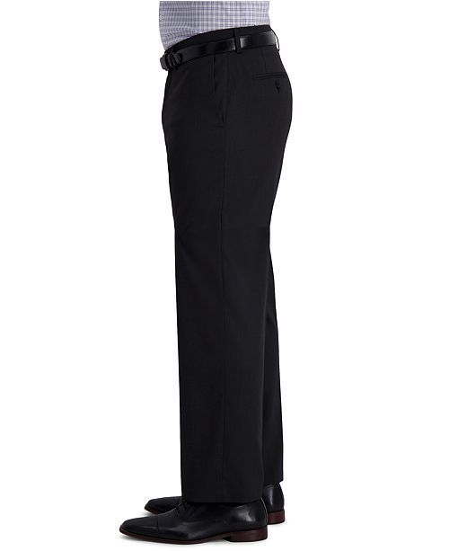 J.M. Men's Classic-Fit 4-Way Stretch Diamond-Weave Performance Dress Pants | Macys (US)