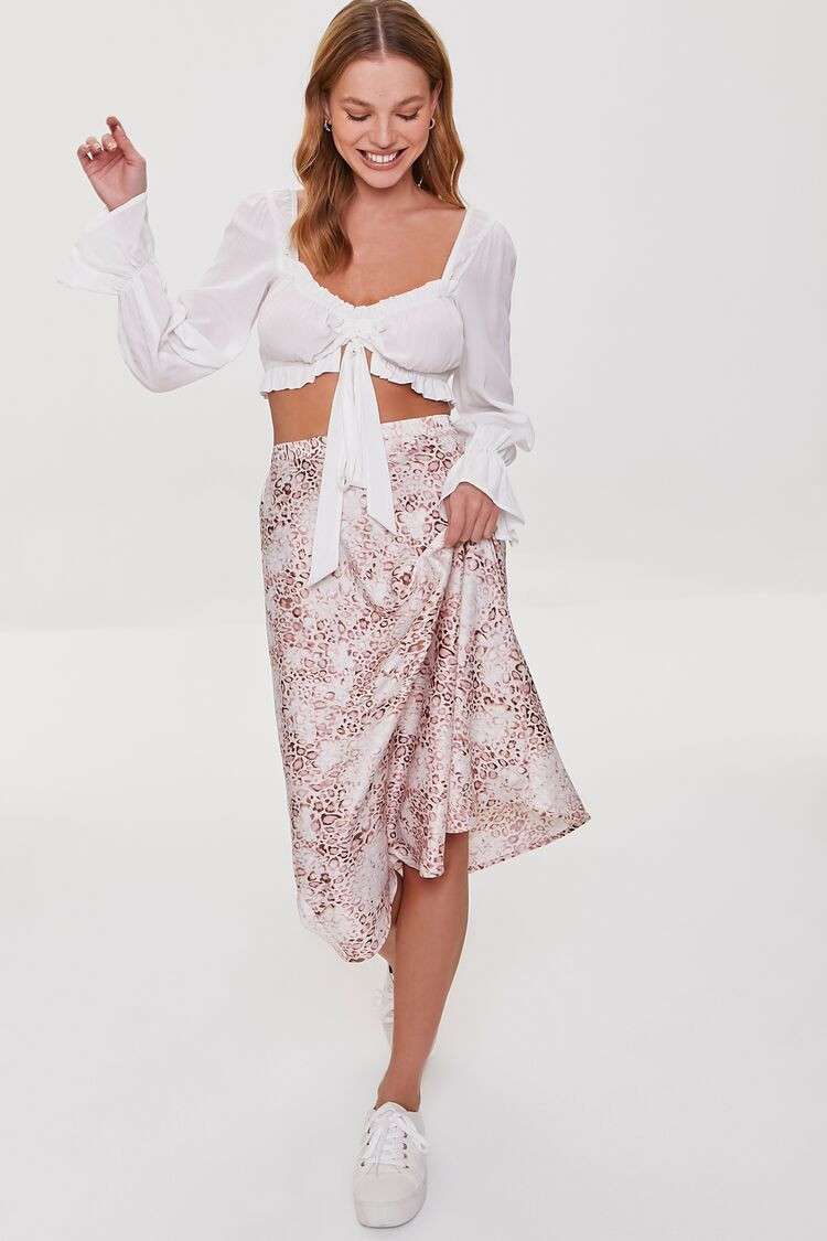Leopard Print Midi Skirt | Forever 21 | Forever 21 (US)