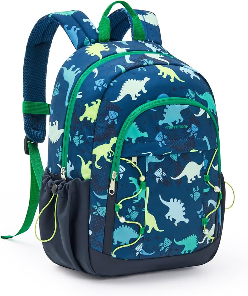 mommore Kids Backpack for Kindergarten Water Resistant Preschool Backpack Dinosaur Boys Bookbag A... | Amazon (US)