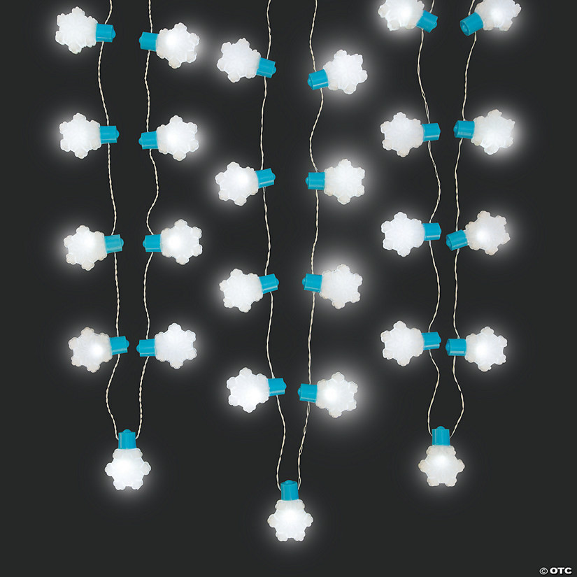 Light-Up Snowflake Necklaces - 6 Pc. | Oriental Trading Company