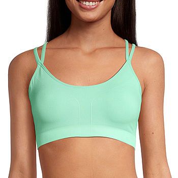 Xersion Studio Light Support Strappy Back Sports Bra | JCPenney