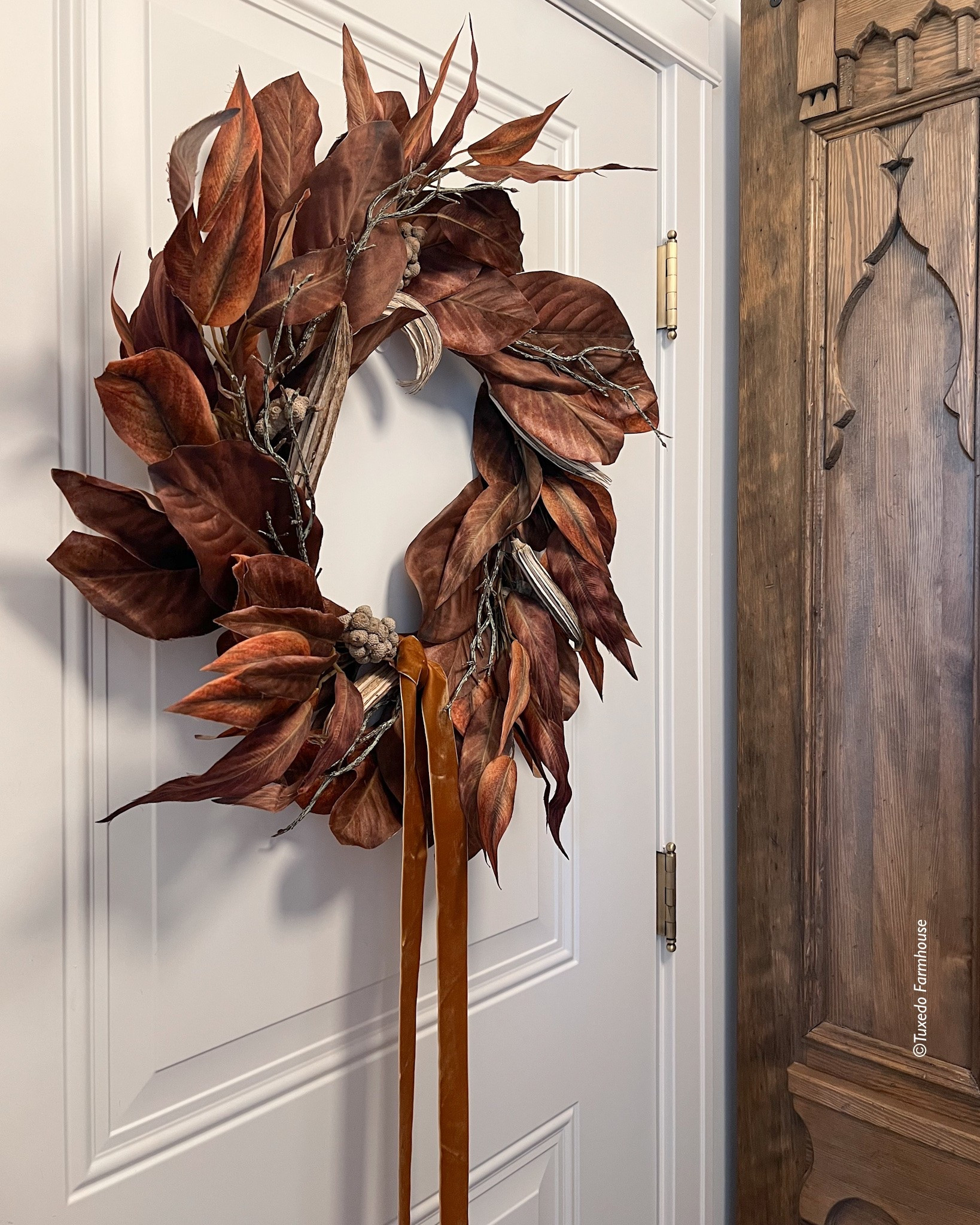 — This wreath is gorgeous for fall with rich color, variations of greenery and a nice size. 

 #LTKSeasonal #LTKHome #LTKSaleAlert