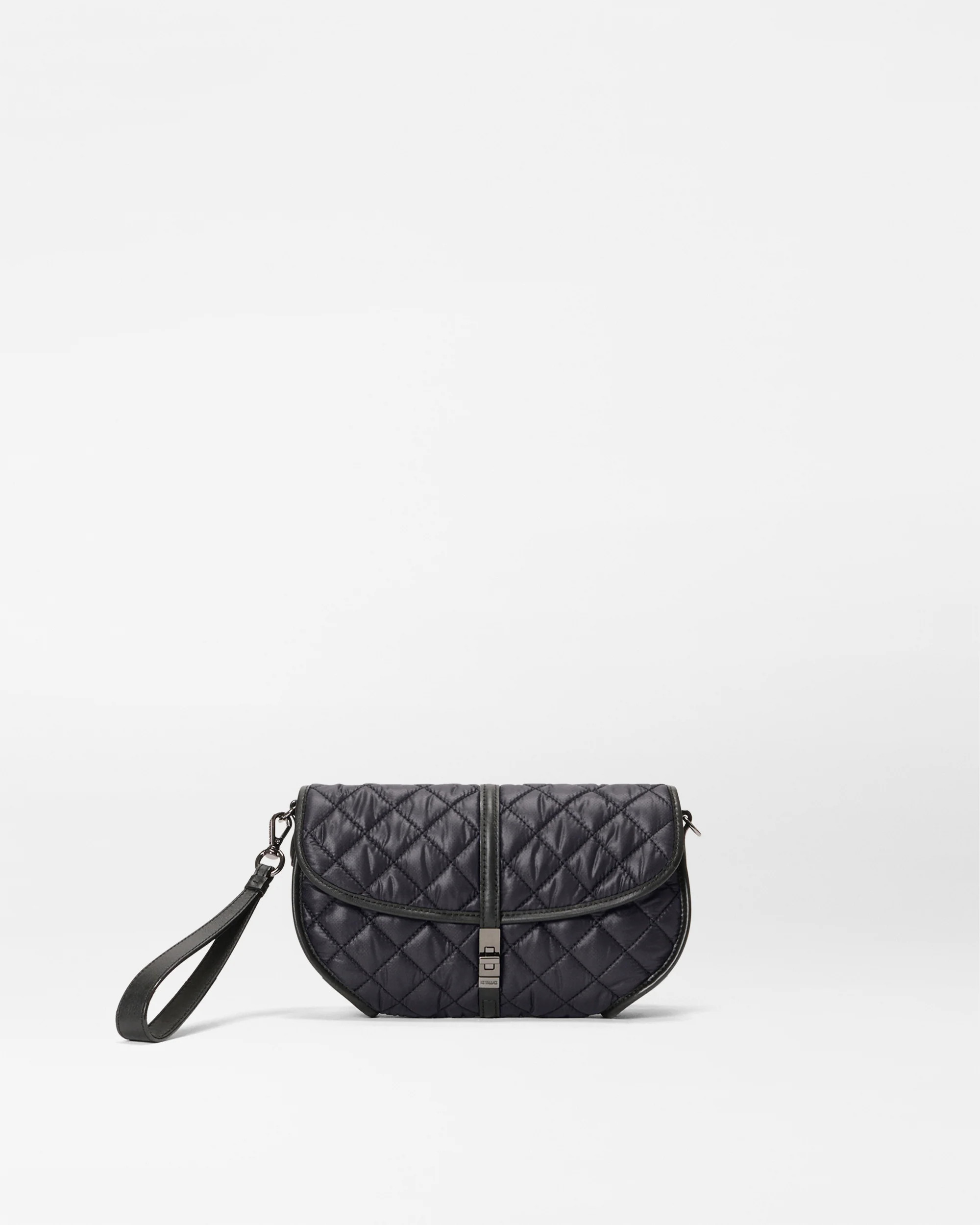 MZ Wallace Black Small Astor Convertible Clutch - Luxury Clutch Bags | MZ Wallace | MZ Wallace