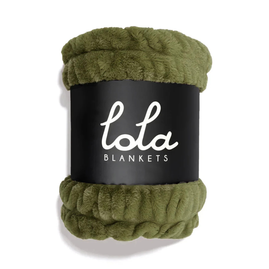 Retro Green | Lola Blankets